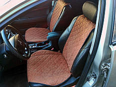 Накидки на сиденья автомобиля AVторитет передний комплект ШИРОКИЕ в салоне Mitsubishi 2