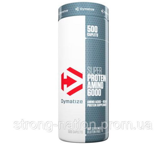 Super Protein Amino 6000 - 500 caps - Dymatize Nutrition