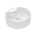 Умивальник круглий накладний INVENA RONDI діаметр 41 см, фото 2