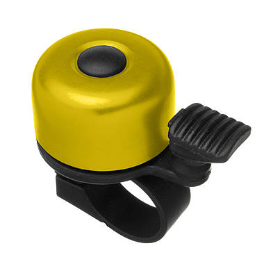 Дзвоник Green Cycle GBL-02A 35мм Yellow, фото 3