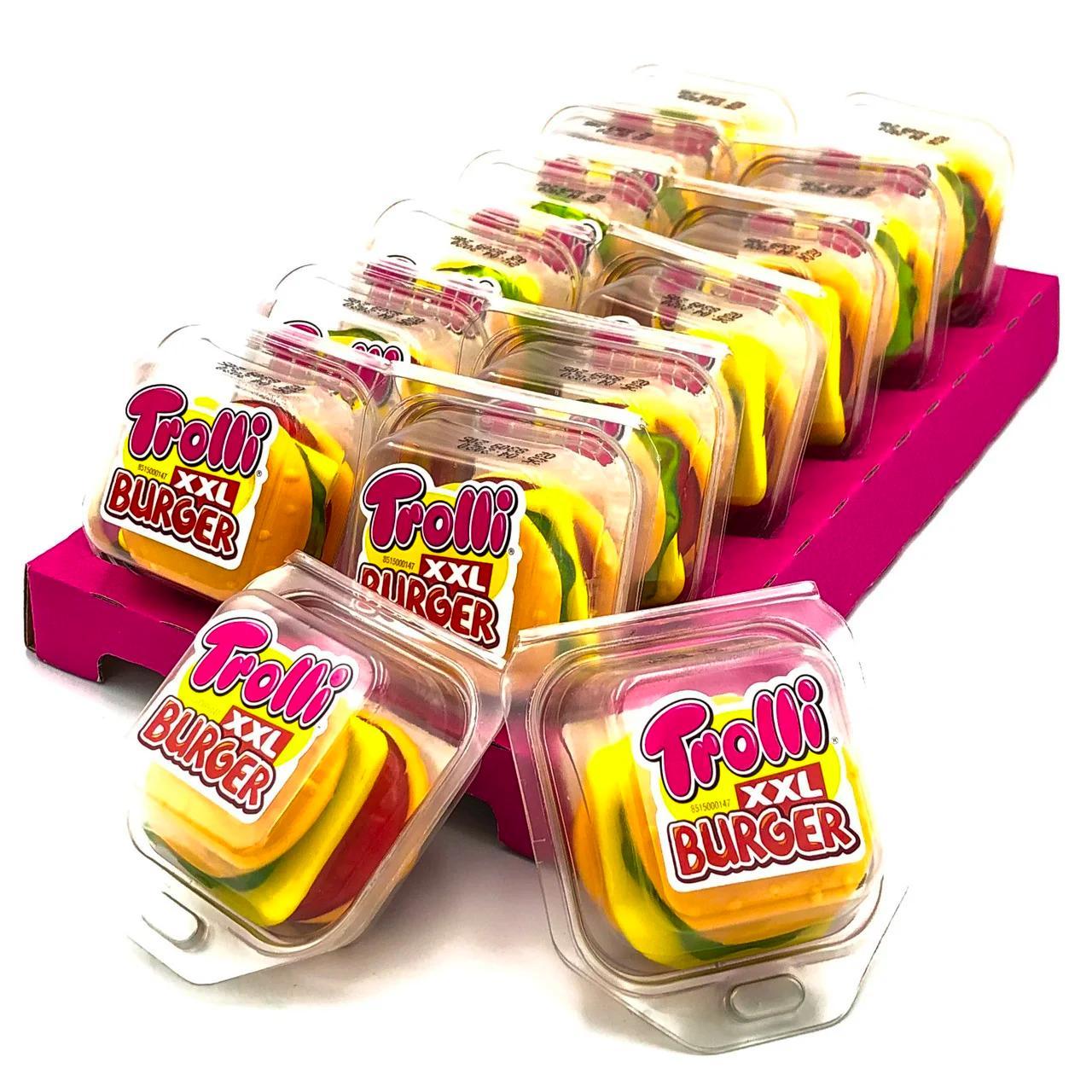 Большой желейный Trolli Burger XXL 50g - фото 2 - id-p1164592624