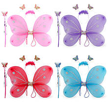 Набір Метелики 48х35 см (блакитний, червоний,малиновий,рожевий, бузковий)