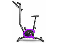 Домашний велотренажер механический до 100 кг Hop-Sport HS-010H Rio фиолетовый
