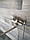 Змішувач для ванної з нержавійки квадрат Kub 006 euro Steel, фото 3