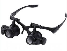 Увеличительные очки часовщика и ювелира, збільшувальні окуляри 9892GJ (10X 15X 20X 25X)