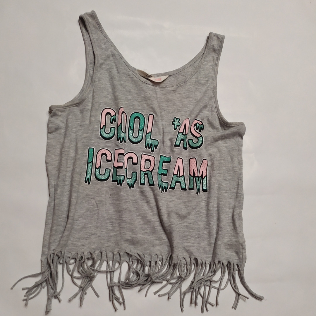 Майка сіра Cool As Icecream H&M р.146/152см (10-12 років)