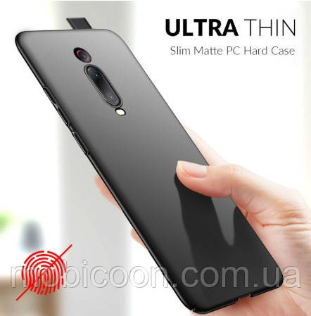 Чохол силіконовий Ультратонкий матовий для Xiaomi Mi 9T чорний (ксиоми мі 9 т)
