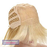 Натуральна перука - система на сітці Diana HH кольору блондин, фото 7