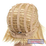 Натуральна перука - система на сітці Diana HH кольору блондин, фото 8