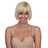 Натуральна перука - система на сітці Diana HH кольору блондин, фото 5