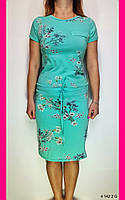 Платье повседневное. Размер: 44-46. Цвета: голубой, зеленый, коралл. Красивое платье на лето. Женские платья.