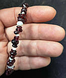 Браслет із натуральним гранатом, фото 9