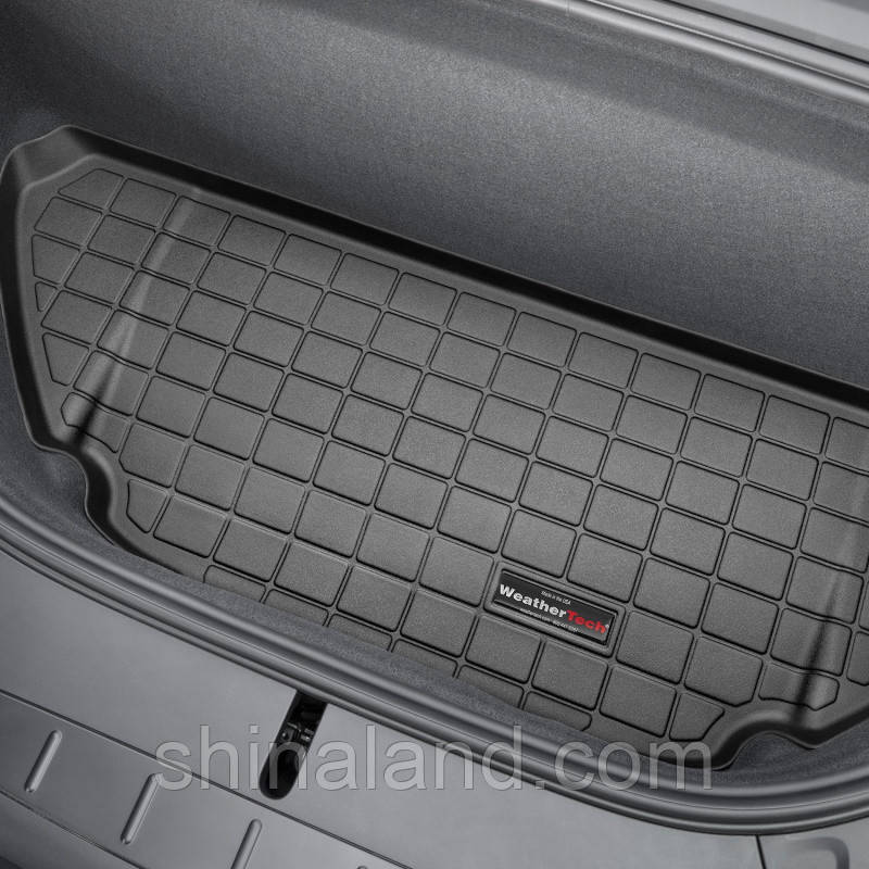 Килимок у багажник Tesla Model X 2015 — переднє відділення, чорний, Tri-Extruded (WeatherTech) — штука
