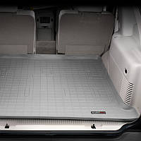 Килимок у багажник Cadillac Escalade II (GMT800) 2001 — 2006 за 2 поруч, сірий, Tri-Extruded (WeatherTech) —