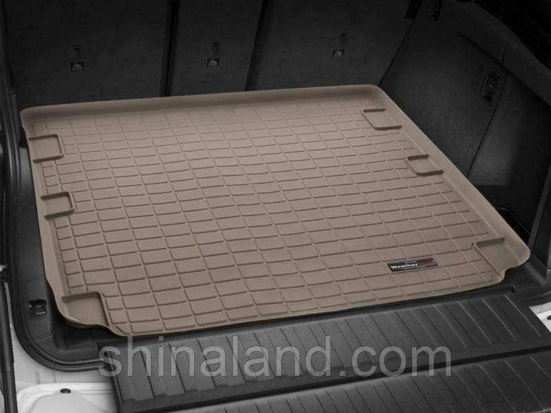 Килимок у багажник Bmw X5 (E70) 2007 — 2013 / X5 (F15) 2013 — 2018 за 2 поруч, бежевий, Tri-Extruded