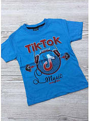 Футболка котонова Tik Tok для хлопчиків Розміри 3-7 років Туреччина