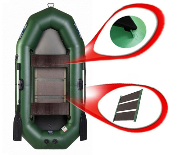 Aqua Storm ma240C_Ps човен Шторм 240 з сланью килимком і пересувними сидіннями