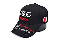 Кепка Fang з автомобільним логотипом Audi чорна (C 0919-115), фото 4