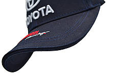Кепка Sport Line з автомобільним логотипом Toyota темно-синя (S 0919-124), фото 3