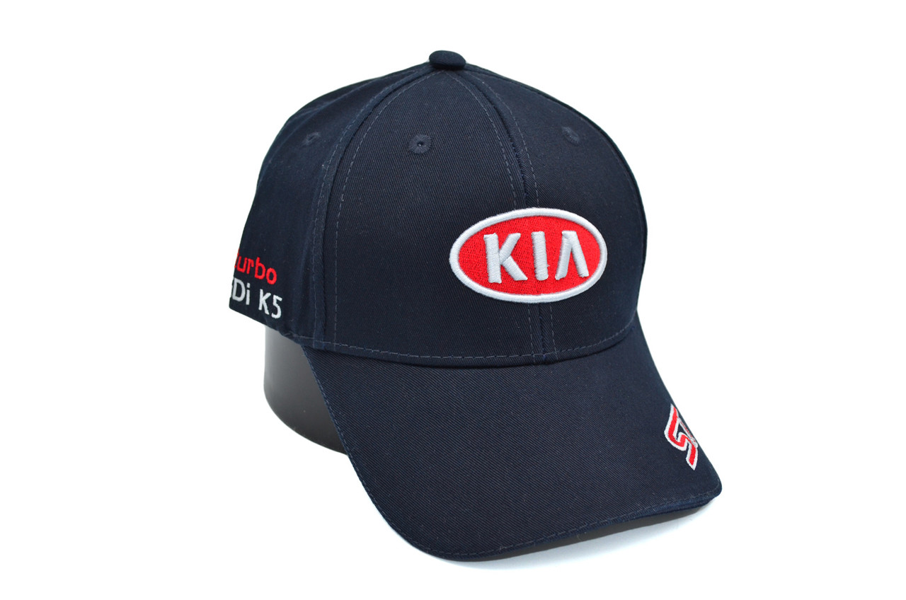 Кепка Sport Line з автомобільним логотипом KIA темно-синя (S 0919-127)