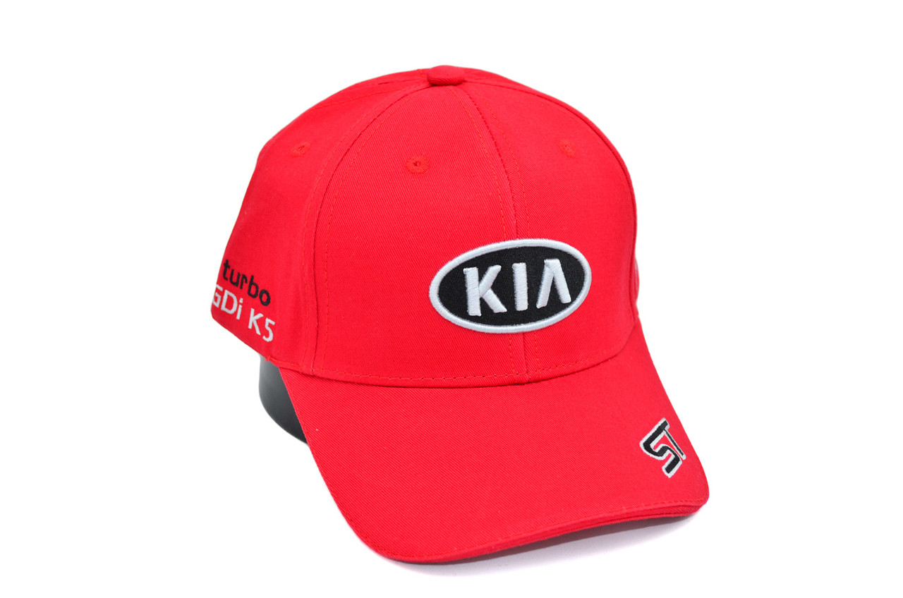 Кепка Sport Line з автомобільним логотипом KIA червона (S 0919-128)