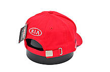 Кепка Sport Line з автомобільним логотипом KIA червона (S 0919-128), фото 4