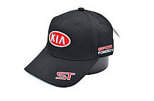 Кепка Sport Line з автомобільним логотипом KIA чорна (S 0919-129), фото 4