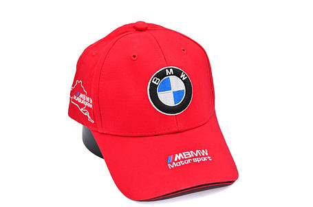 Кепка Sport Line з автомобільним логотипом BMW червона (S 0919-132), фото 1