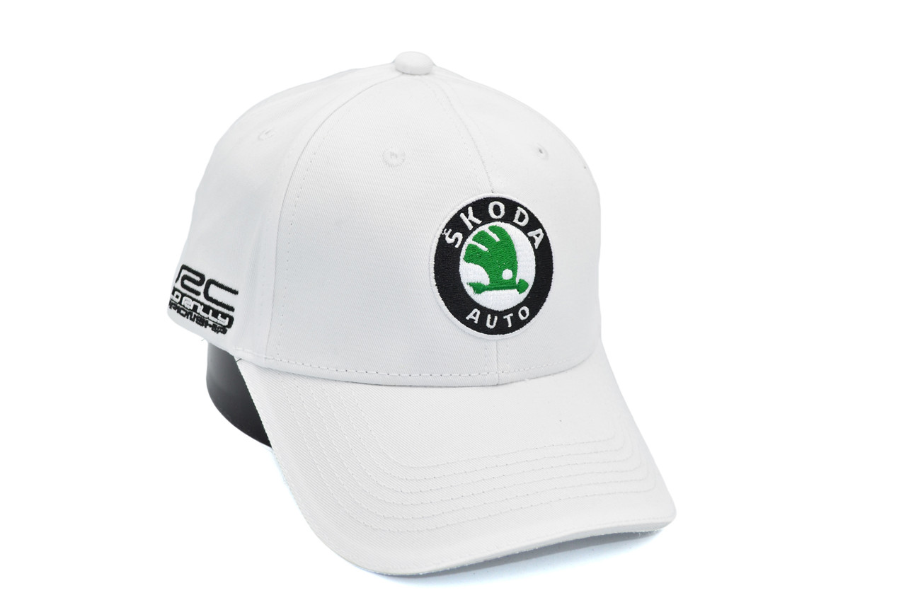Кепка Sport Line з автомобільним логотипом Skoda біла (S 0919-136)