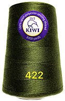 Нитка 20/2 армована Хакі 422тон підвищеної міцності 3000ярдов Kiwi