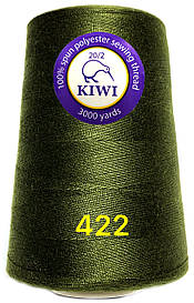 Нитка 20/2 армована Хакі 422тон підвищеної міцності 3000ярдов Kiwi