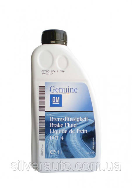 Купить Тормозная жидкость GM Brake Fluid DOT 4 1л., цена 525 ₴ — Prom ...
