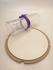 Коробка для торта 30 * 25 см Прозора коробка для торта тубус Паковання для торта тубус, фото 4