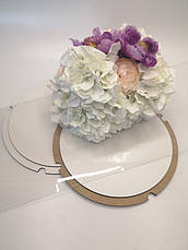 Коробка для торта 30 * 25 см Прозора коробка для торта тубус Паковання для торта тубус, фото 3