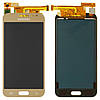 Дисплей для Samsung Galaxy J2 (2015) J200, модуль, сервісний оригінал (GH97-17940B), золотистий, фото 3