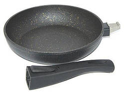 Сковорода Fissman Cosmic Black ́ 24см із зйомною ручкою 4367.24