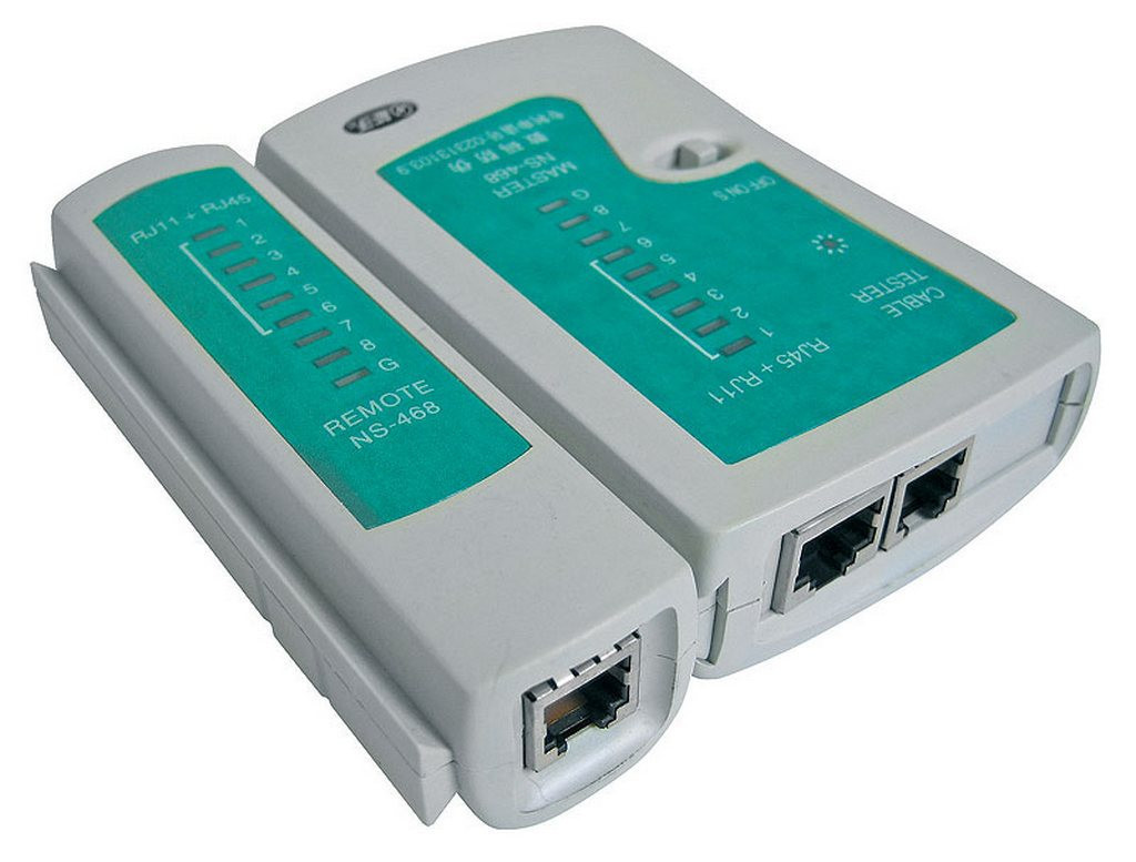 Тестер RJ45 LAN крученої пари RJ-45 RJ-11 RJ-12