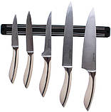 Магнітний тримач для ножів 50 см магнітна рейка Empire EM-9753, фото 2