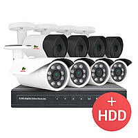 2.0MP Набор для улицы PRO AHD-27 8xCAM + 1xDVR + HDD