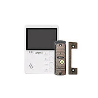 4` Домофонної набір M-43 White + D-100C