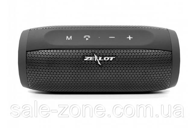 Бездротова HiFi стерео колонка Zealot S16 Bluetooth (Black)