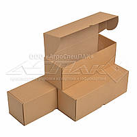 Самосборные коробки 350x120x120 бурые. Крафтовые коробки.