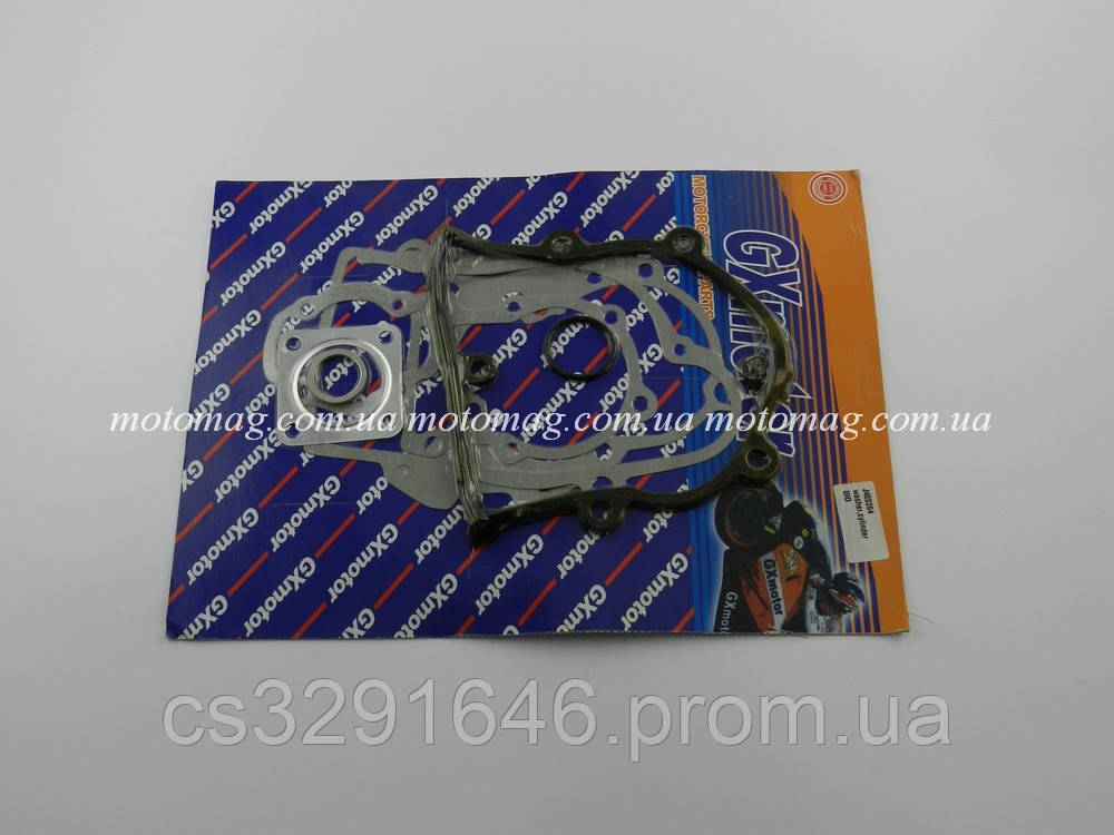 Прокладки двигуна Honda Dio AF-18/27/28 /Tact AF-24/30/31/51, 50cc, діаметр-39 мм, (комплект з гумкою картера)
