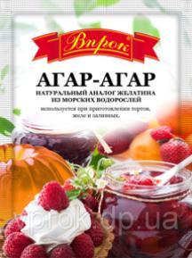 Агар-Агар натуральний аналог желатину з морських водоростей "Впрок" 8 г