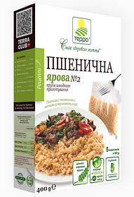 Крупа Пшенична ярова 5 пакетів по 80 г швидкого приготування "Терра" 0,4 кг
