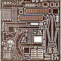 Набор фототравленных деталей (экстерьер) для сборной модели вертолета Ми-8Т в масштабе 1/72. ACE PE7250