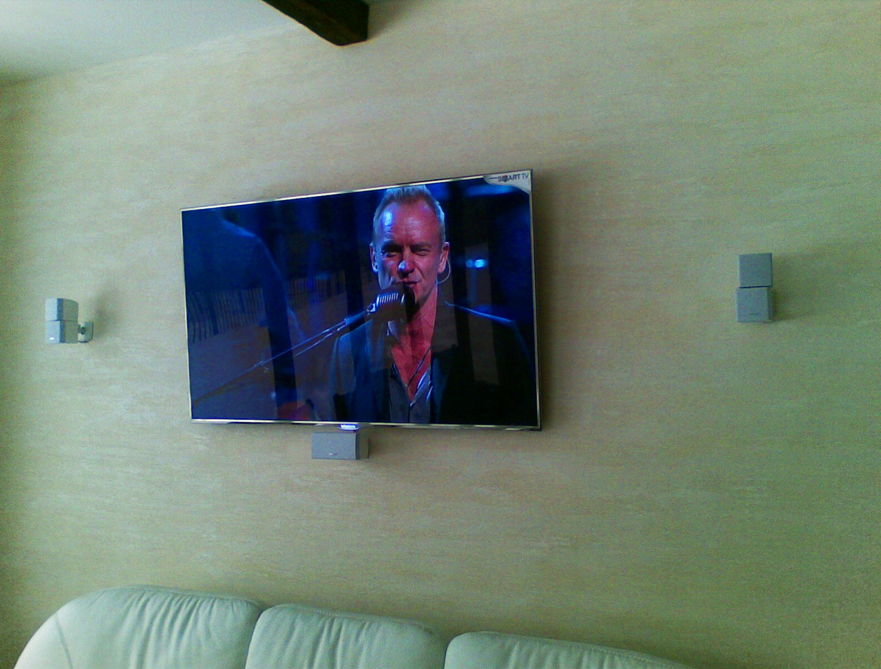 Встановлення телевізора на стіну 49-55" (стаціонарне кріплення, бетон/цегла), фото 1