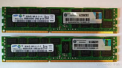 16GB 2x8GB DDR3 1333 Samsung PC3 10600R REG ECC RAM Серверна пам'ять
