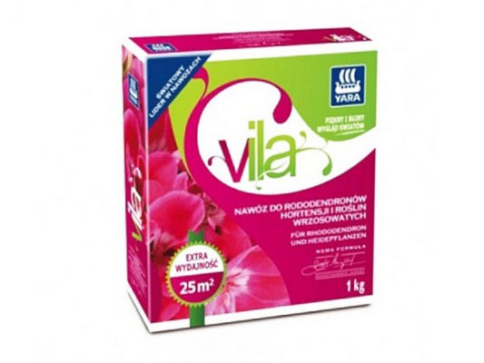 Добриво Yara Vila для рододендронів, гортензій і верескових, 1 кг