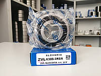 Підшипник 6306.2RS (180306) ZVL, 30х72х19 мм, кульковий радіальний однорядний закритий